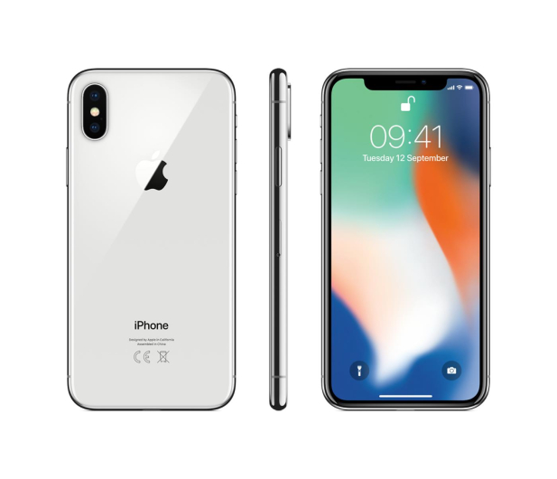 Apple iPhone X 64GB Silver - 382264 - zdjęcie